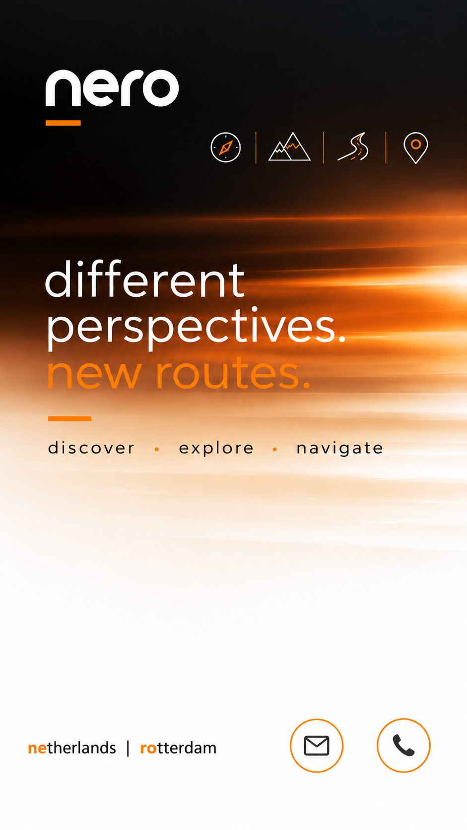 NeRo — different perspectives. new routes.